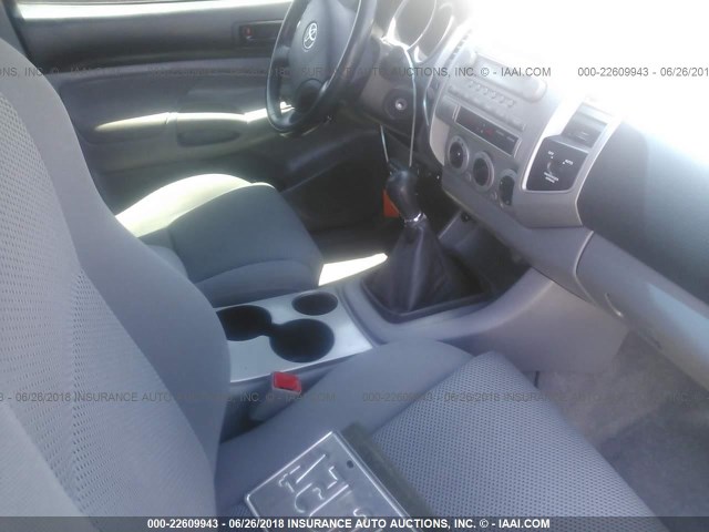 5TEUU42N87Z391883 - 2007 TOYOTA TACOMA ACCESS CAB Қызыл фото 5