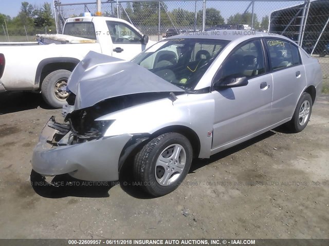 1G8AG54F94Z117177 - 2004 SATURN ION LEVEL 1 SILVER photo 2