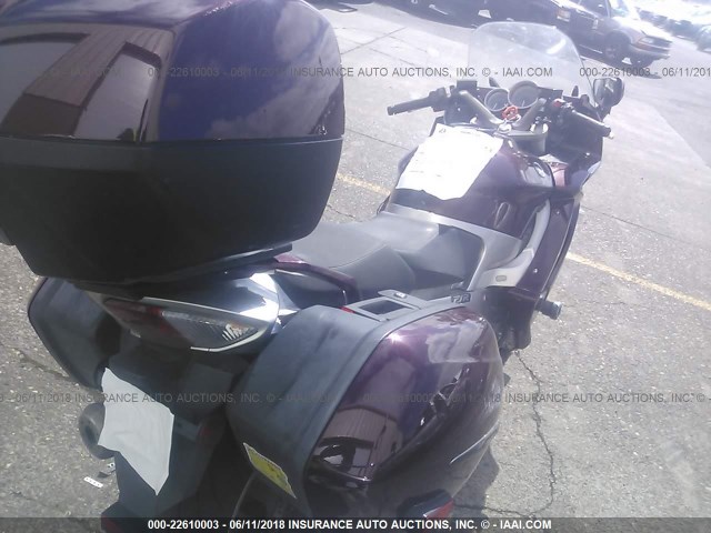 JYARP15E87A003645 - 2007 YAMAHA FJR1300 BURGUNDY photo 4