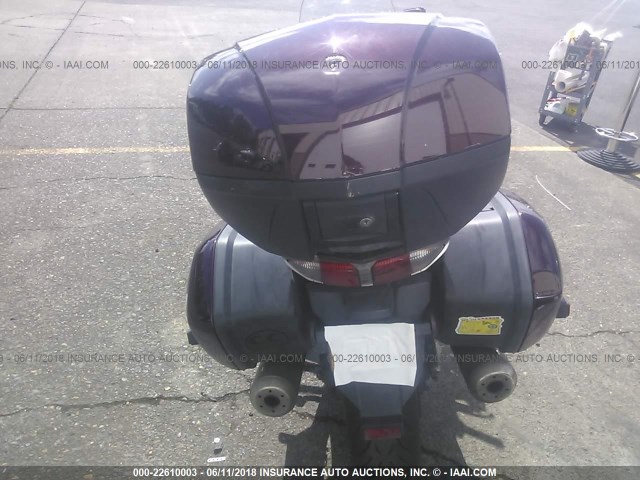 JYARP15E87A003645 - 2007 YAMAHA FJR1300 BURGUNDY photo 6