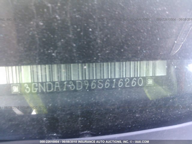 3GNDA13D96S616260 - 2006 CHEVROLET HHR LS Champagne photo 9