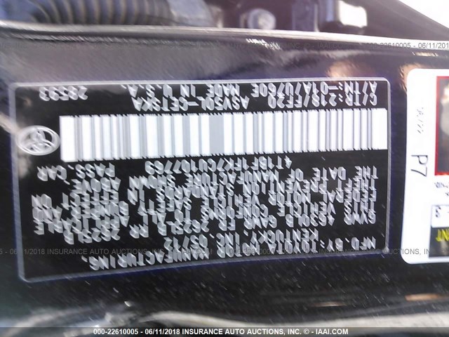 4T1BF1FK7CU107769 - 2012 TOYOTA CAMRY SE/LE/XLE BLACK photo 9