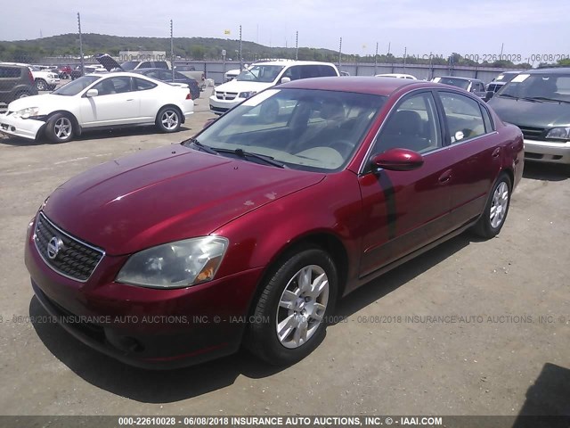 1N4AL11DX5C136277 - 2005 NISSAN ALTIMA S/SL RED photo 2