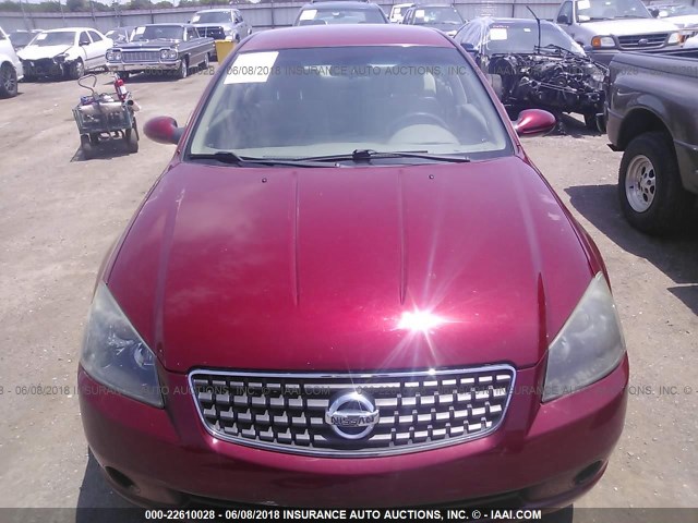 1N4AL11DX5C136277 - 2005 NISSAN ALTIMA S/SL RED photo 6