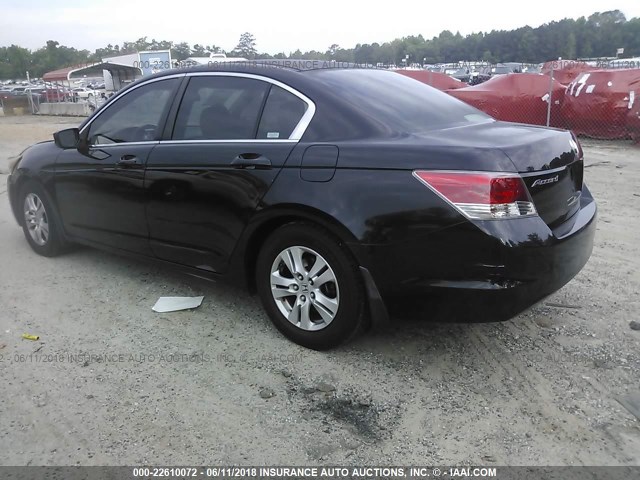 1HGCP26448A132426 - 2008 HONDA ACCORD LXP BLACK photo 3