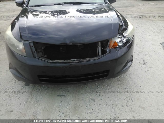 1HGCP26448A132426 - 2008 HONDA ACCORD LXP BLACK photo 6