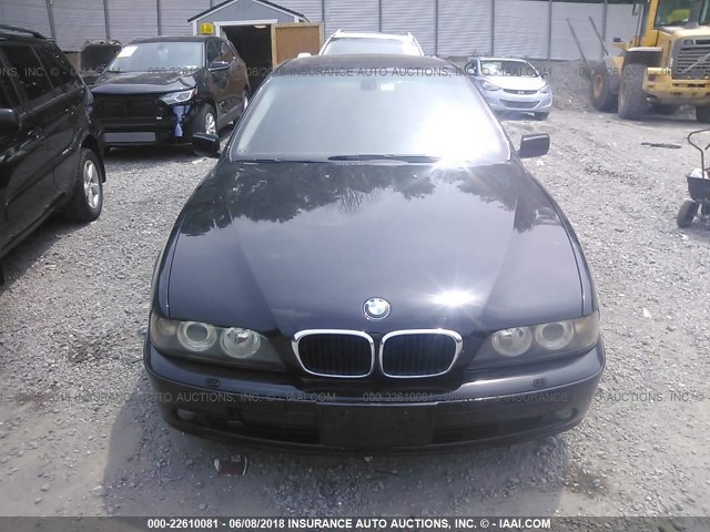 WBADT43493G028029 - 2003 BMW 525 I AUTOMATIC BLACK photo 6
