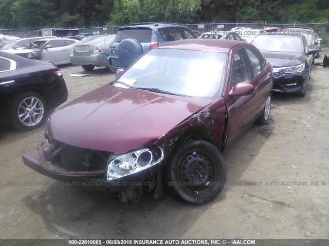 3N1CB51D25L549556 - 2005 NISSAN SENTRA 1.8/1.8S MAROON photo 2