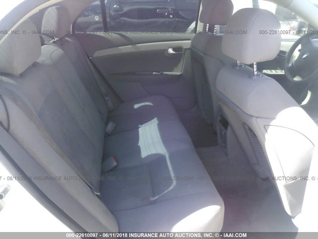 1G1ZG57B28F161054 - 2008 CHEVROLET MALIBU LS WHITE photo 8