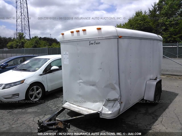 4U01C10135A021990 - 2005 CARGO TRAILER WHITE photo 2