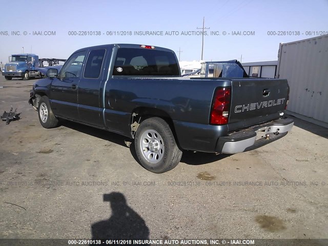 1GCEC19X57Z183890 - 2007 CHEVROLET SILVERADO C1500 CLASSIC BLUE photo 3