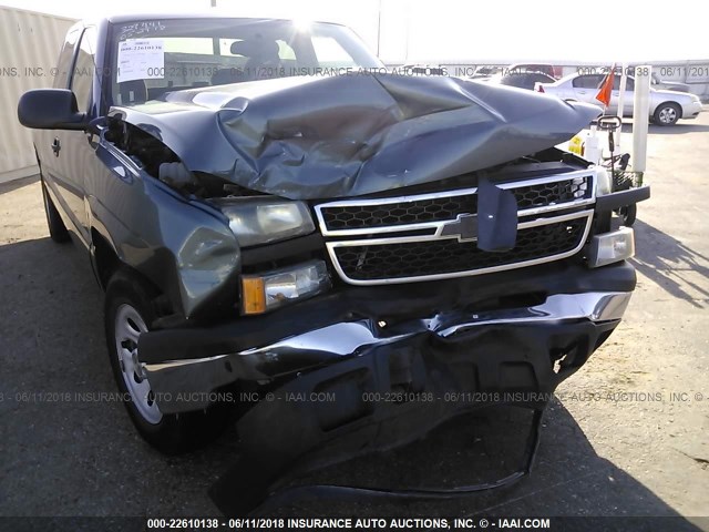 1GCEC19X57Z183890 - 2007 CHEVROLET SILVERADO C1500 CLASSIC BLUE photo 6