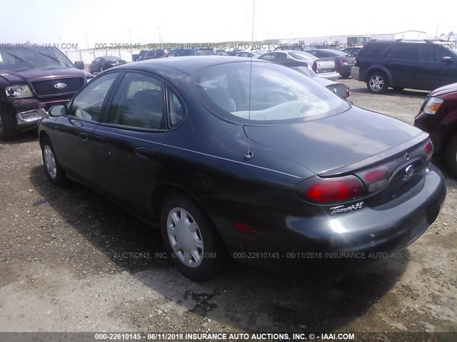 1FAFP52U3WA239120 - 1998 FORD TAURUS LX/SE GREEN photo 3