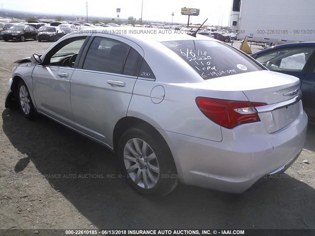 1C3CCBBB1CN100974 - 2012 CHRYSLER 200 TOURING GRAY photo 3