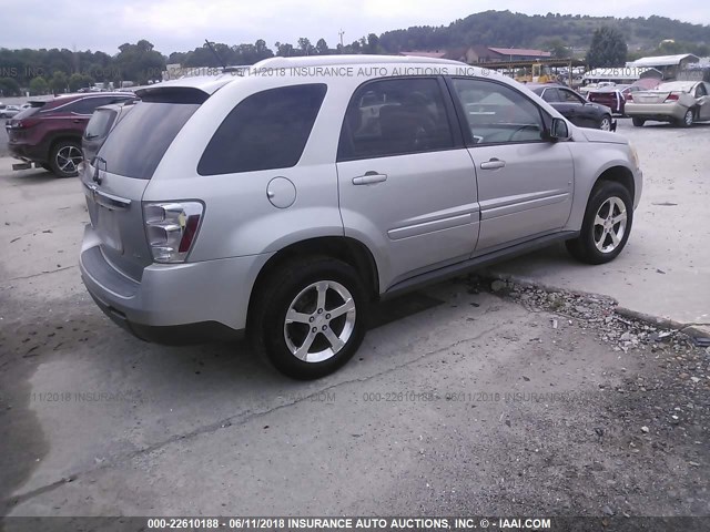 2CNDL73F376061549 - 2007 CHEVROLET EQUINOX LT SILVER photo 4