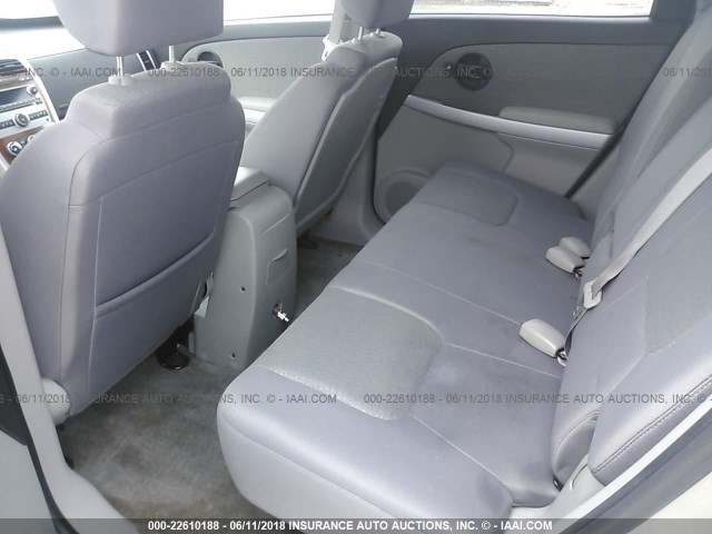 2CNDL73F376061549 - 2007 CHEVROLET EQUINOX LT SILVER photo 8