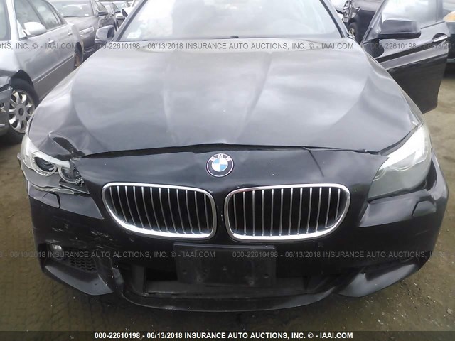 WBAXH5C51CDW04873 - 2012 BMW 528 XI BLACK photo 10