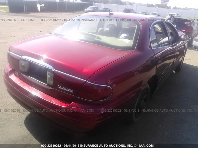 1G4HR54K35U188011 - 2005 BUICK LESABRE LIMITED MAROON photo 4