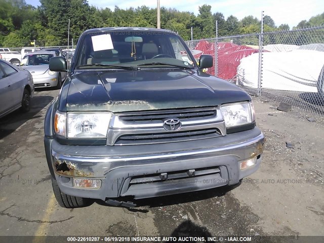 JT3HN86R119047144 - 2001 TOYOTA 4RUNNER SR5 GREEN photo 6