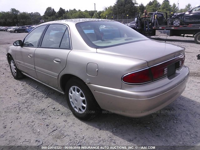 2G4WS52M2X1589886 - 1999 BUICK CENTURY CUSTOM GOLD photo 3