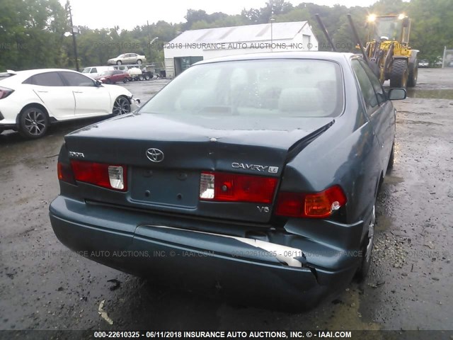 4T1BF22K11U962816 - 2001 TOYOTA CAMRY LE/XLE 蓝色 照片 6