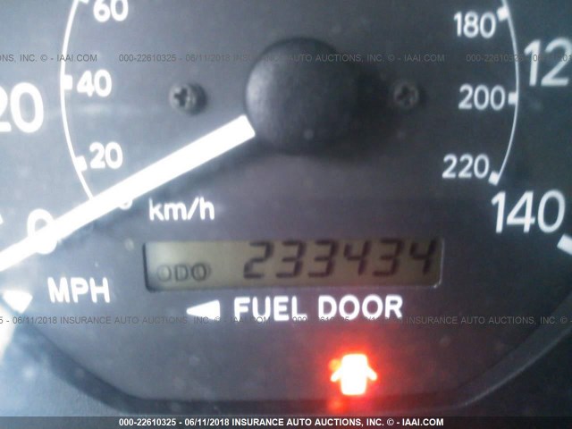 4T1BF22K11U962816 - 2001 TOYOTA CAMRY LE/XLE 蓝色 照片 7