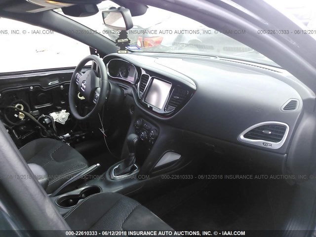 1C3CDFBB2FD345278 - 2015 DODGE DART SXT BLACK photo 5