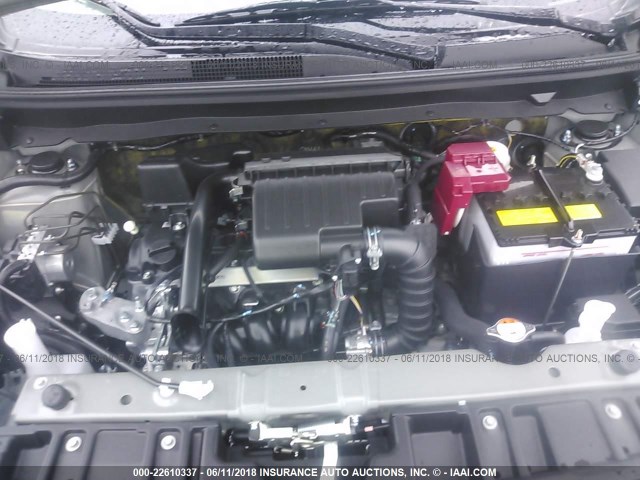 ML32F3FJ0JHF11323 - 2018 MITSUBISHI MIRAGE G4 ES შავი ფოტო 10