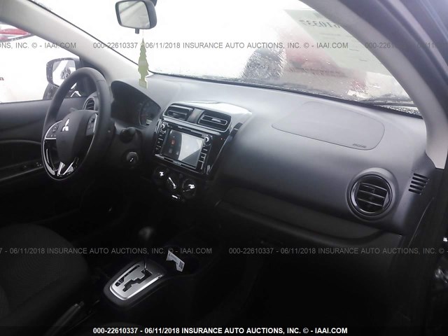 ML32F3FJ0JHF11323 - 2018 MITSUBISHI MIRAGE G4 ES შავი ფოტო 5