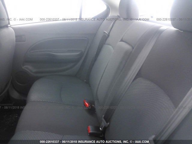 ML32F3FJ0JHF11323 - 2018 MITSUBISHI MIRAGE G4 ES შავი ფოტო 8