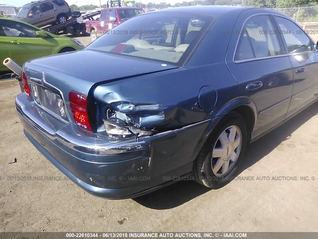 1LNHM87A52Y672835 - 2002 LINCOLN LS Mavi foto 6
