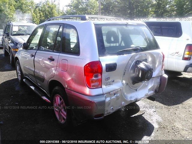 JTEGH20VX26005183 - 2002 TOYOTA RAV4 SILVER photo 3