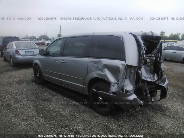 2C4RDGCG7FR524628 - 2015 DODGE GRAND CARAVAN SXT GRAY photo 3