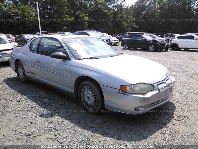 2G1WW15E419218333 - 2001 CHEVROLET MONTE CARLO LS 银色 照片 1