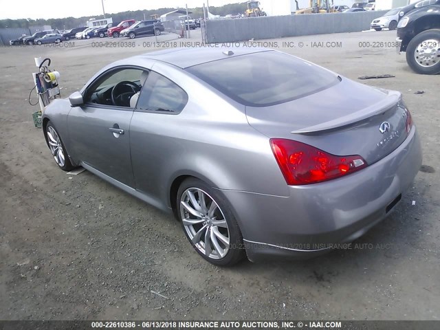 JNKCV64E48M100919 - 2008 INFINITI G37 JOURNEY/SPORT GRAY photo 3