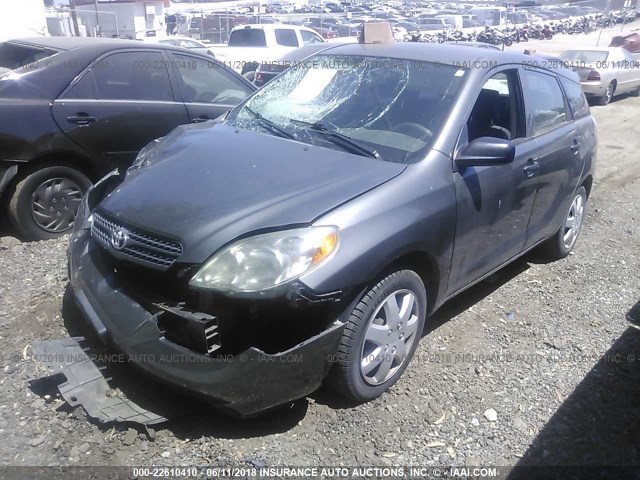 2T1KR32E77C686059 - 2007 TOYOTA COROLLA MATRIX XR GRAY photo 2