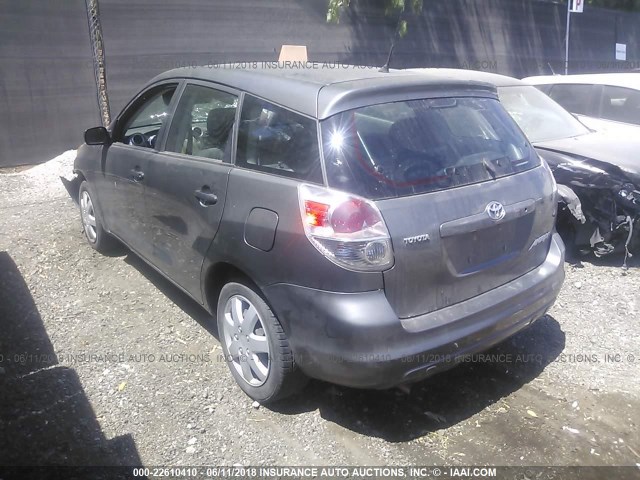 2T1KR32E77C686059 - 2007 TOYOTA COROLLA MATRIX XR GRAY photo 3