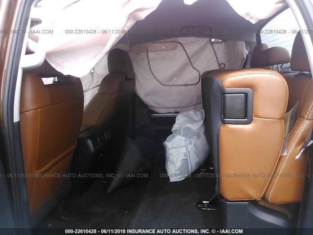 5TFAW5F10HX638364 - 2017 TOYOTA TUNDRA CREWMAX 1794/PLATINUM 深棕色 照片 8