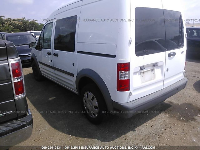 NM0LS6AN1AT003894 - 2010 FORD TRANSIT CONNECT XL WHITE photo 3