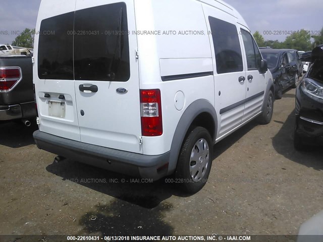 NM0LS6AN1AT003894 - 2010 FORD TRANSIT CONNECT XL WHITE photo 4