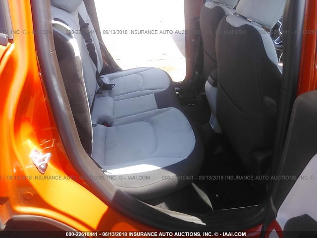 ZACCJABH6FPB90330 - 2015 JEEP RENEGADE LATITUDE ORANGE photo 8