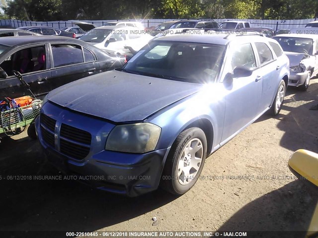 2D4FV47TX7H729523 - 2007 DODGE MAGNUM SE BLUE photo 2