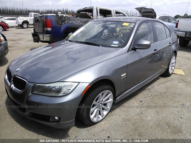 WBAPK5C58BF127525 - 2011 BMW 328 XI SULEV GRAY photo 2