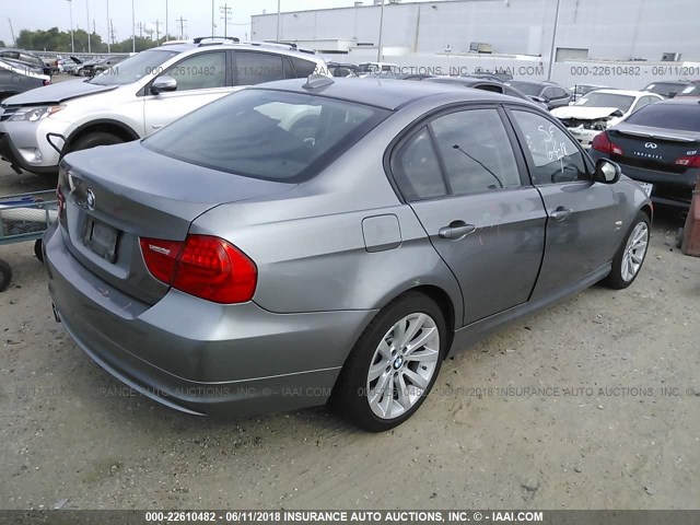 WBAPK5C58BF127525 - 2011 BMW 328 XI SULEV GRAY photo 4