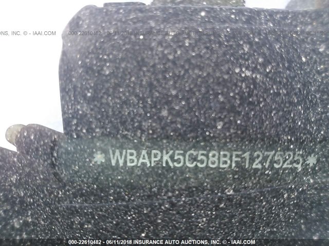 WBAPK5C58BF127525 - 2011 BMW 328 XI SULEV GRAY photo 9