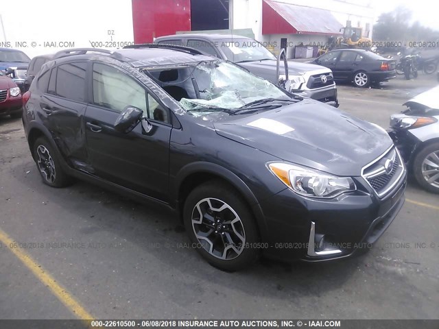 JF2GPABC4HH241646 - 2017 SUBARU CROSSTREK ნაცრისფერი ფოტო 1