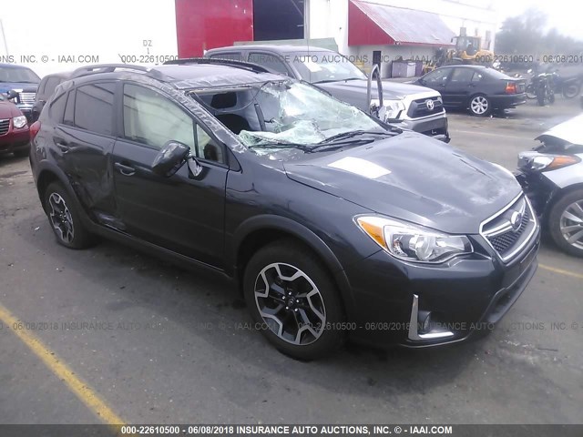 JF2GPABC4HH241646 - 2017 SUBARU CROSSTREK PREMIUM GRAY photo 1