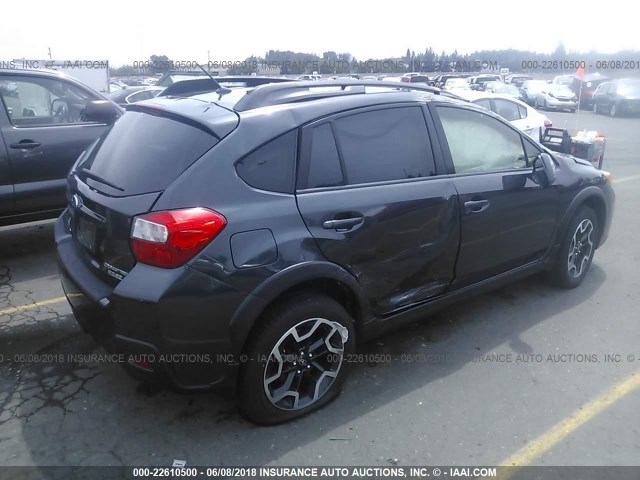 JF2GPABC4HH241646 - 2017 SUBARU CROSSTREK ნაცრისფერი ფოტო 4