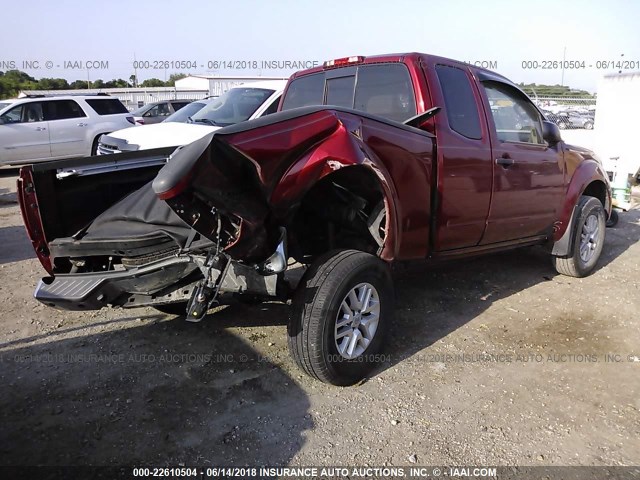 1N6AD0CW4GN772715 - 2016 NISSAN FRONTIER SV/PRO-4X RED photo 4
