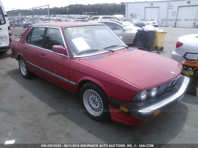 WBADC7407J1718259 - 1988 BMW 535 IS RED photo 1